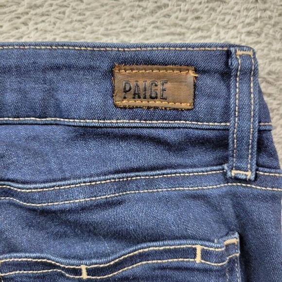 Paige Hoxton Ankle Jeans Womens 26 Blue Mid Rise Skinny Designer Measures 27X27 - Picture 9 of 13